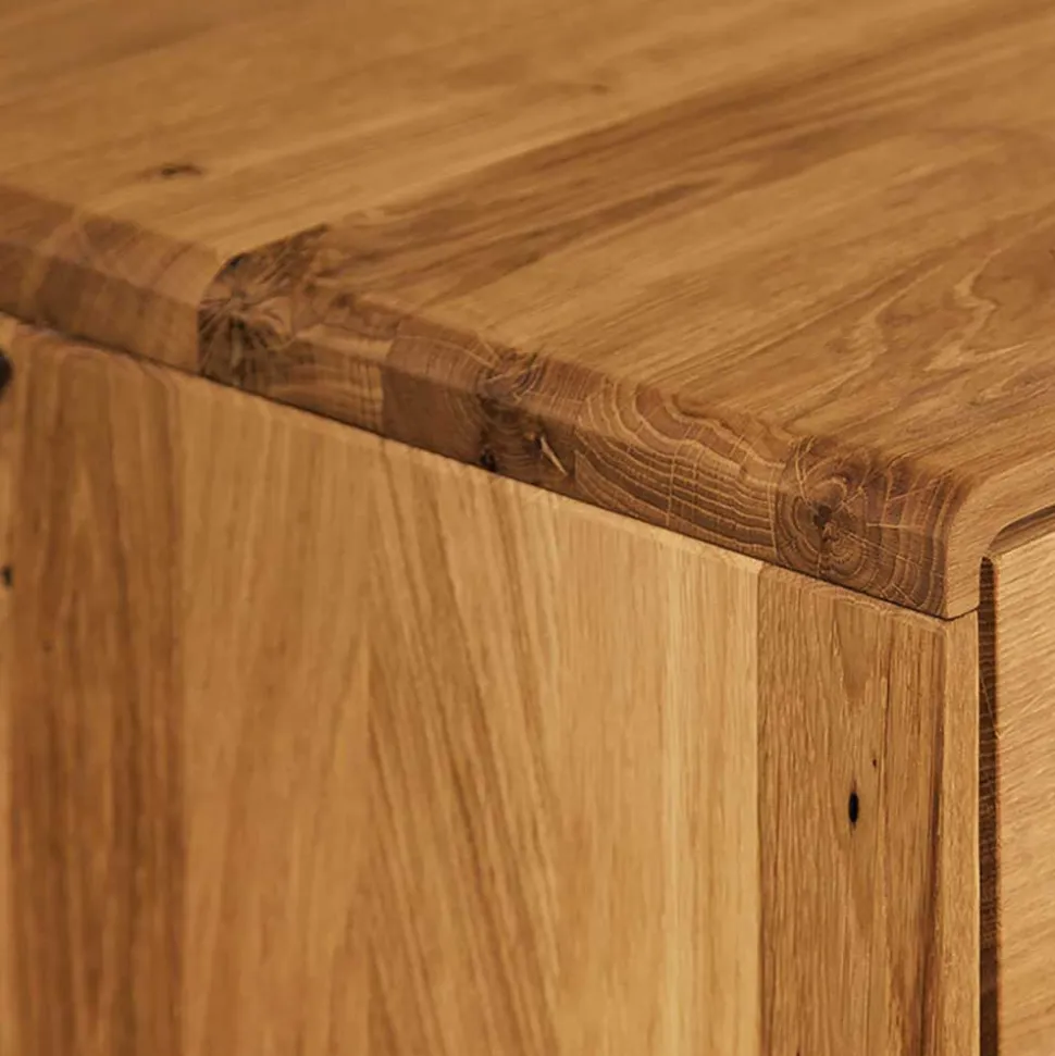 Wildeiche TV Unterschrank mit Schublade - Eavy II