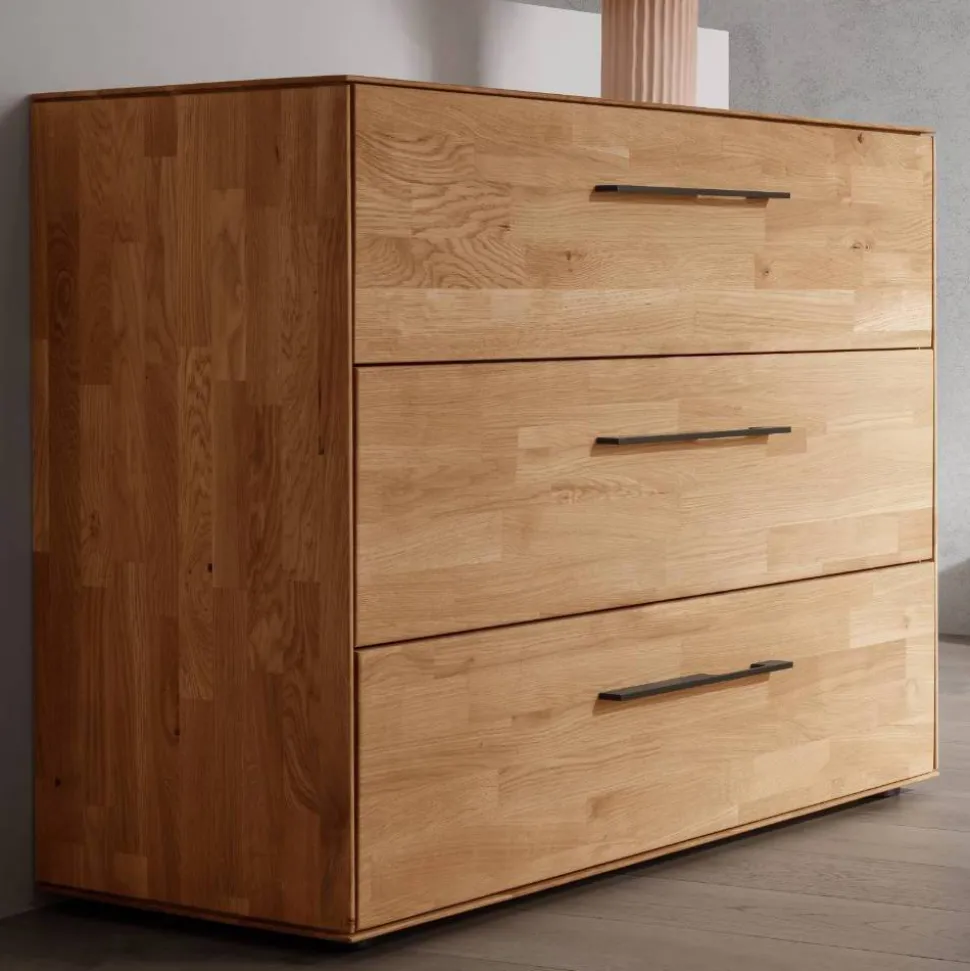 Wildeiche-Kommode 100 cm breit - Kassanda