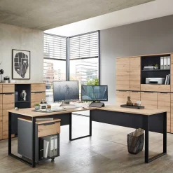 Winkel-Schreibtisch 223x77x170 cm - Kuetra