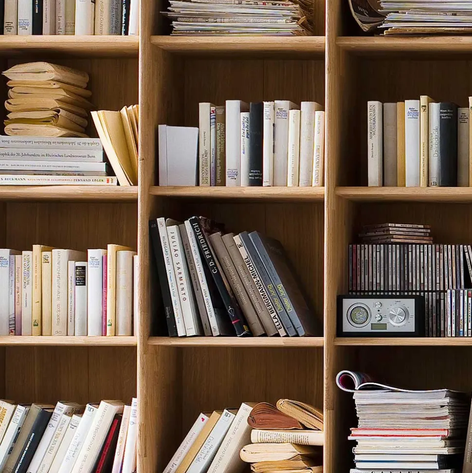 Wohnkombination Croconia aus Wildeiche Massivholz (dreiteilig)