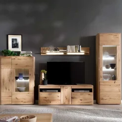 Wohnmöbel aus Eiche Massivholz - Destal (vierteilig)