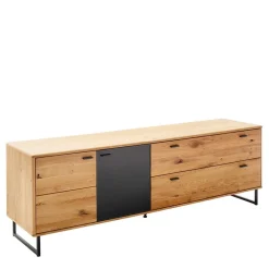 Wohnwand für Wohnzimmer Set - Flacona (dreiteilig)