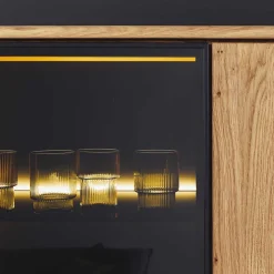 Wohnwand für Wohnzimmer Set - Flacona (dreiteilig)