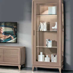 Wohnwand in Esche Dunkel - Lacruzira (dreiteilig)