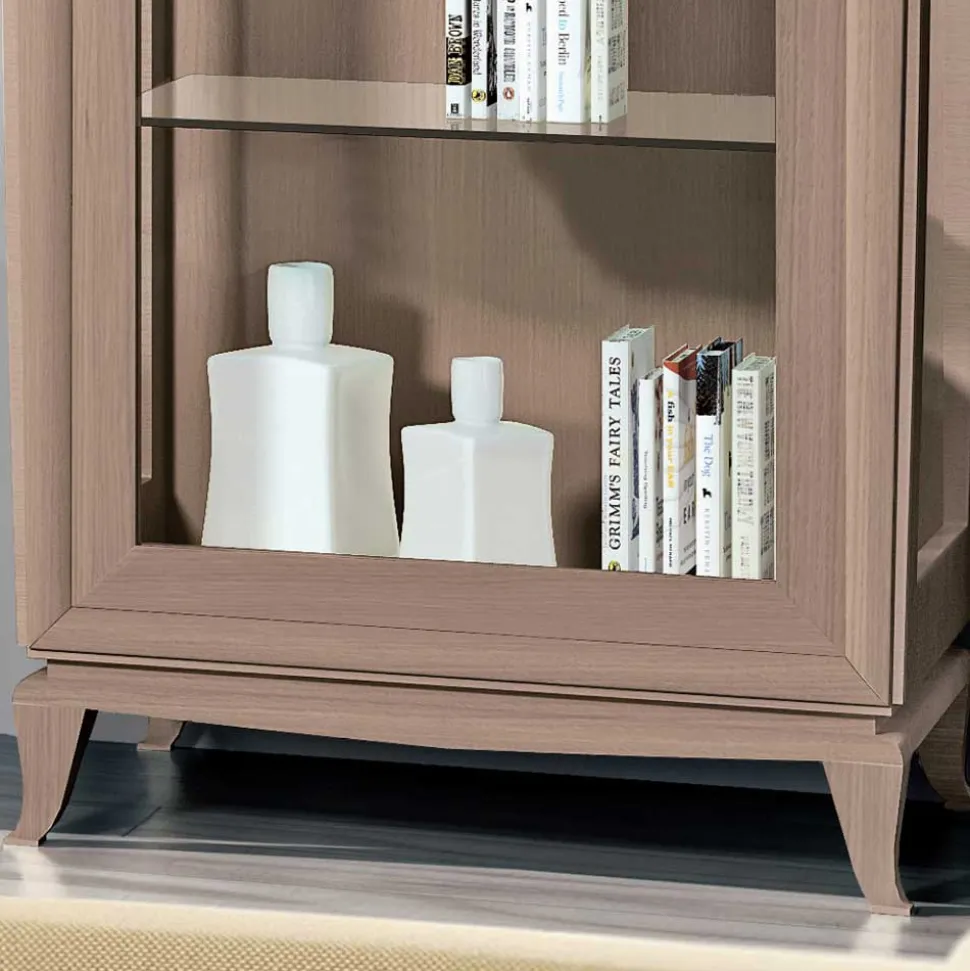 Wohnwand in Esche Dunkel - Lacruzira (dreiteilig)