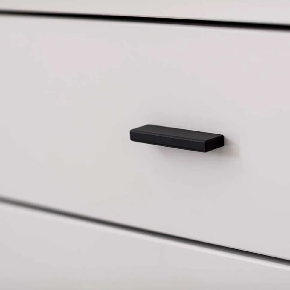 Wohnwand in Weiß mit Wildeiche - Varzino (dreiteilig)