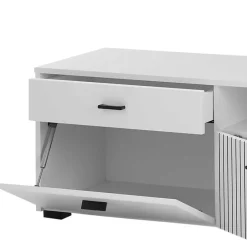 Wohnwand Kombination in Weiß - Dualkos (vierteilig)