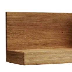 Wohnwand Möbel Set aus Wildeiche - Loitons (vierteilig)