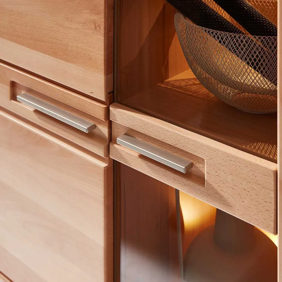 Wohnwand Schränke & Regal Set - Amyonta (vierteilig)