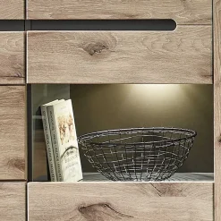 Wohnwand Schränke im Holzdekor - Zelio (dreiteilig)