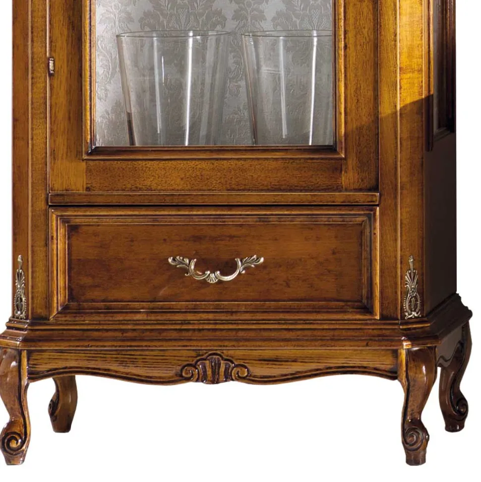 Wohnwand Vitrinen & TV Board - Carlenna (dreiteilig)