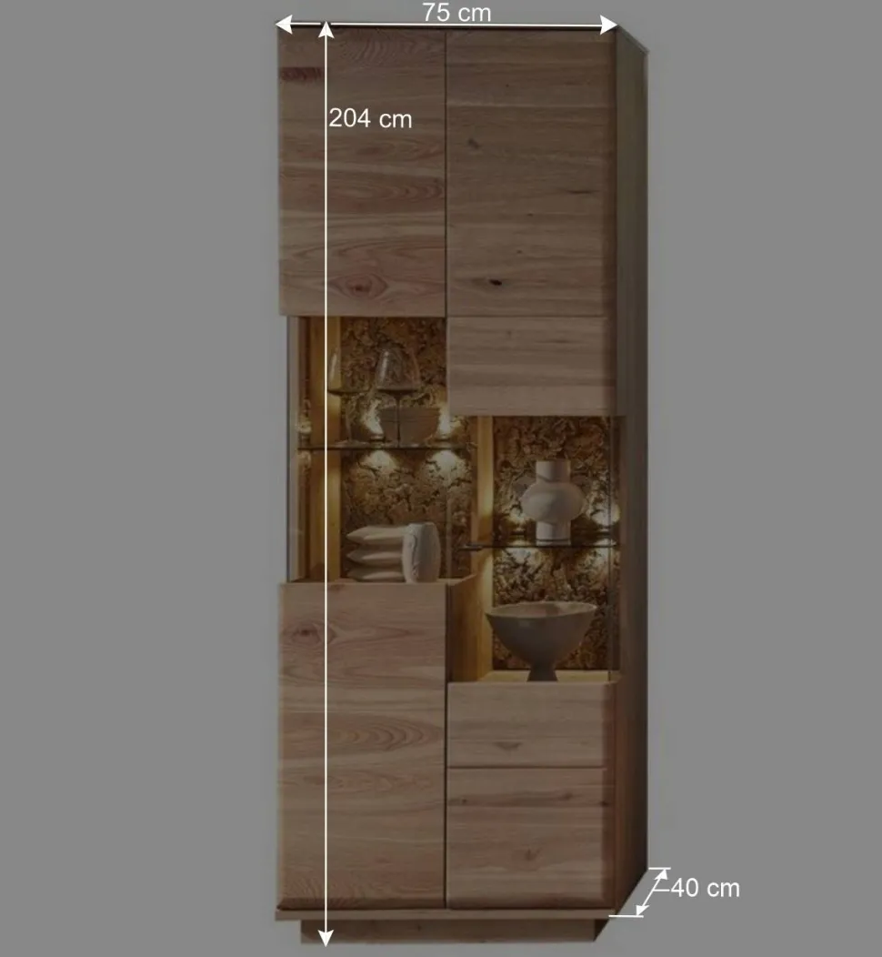 Wohnwand Wohnzimmer-Möbel Set - Cassna (dreiteilig)