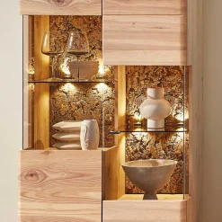 Wohnwand Wohnzimmer-Möbel Set - Cassna (dreiteilig)