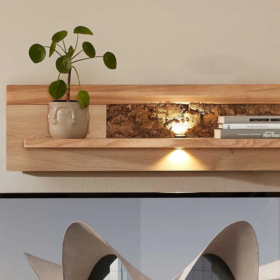 Wohnwand Wohnzimmer-Möbel Set - Cassna (dreiteilig)