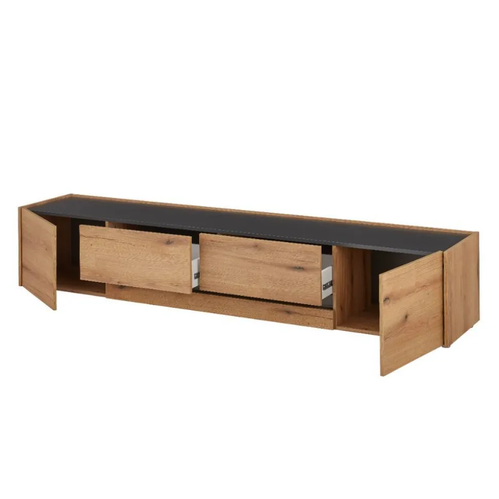 Wohnwand-Kombination in Wildeiche - Colomania (dreiteilig)