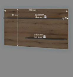 Wohnwandmöbel Kombination modern - Colomania (vierteilig)