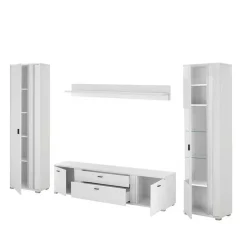 Wohnwandmöbel mit LED Licht Set - Tirol (vierteilig)