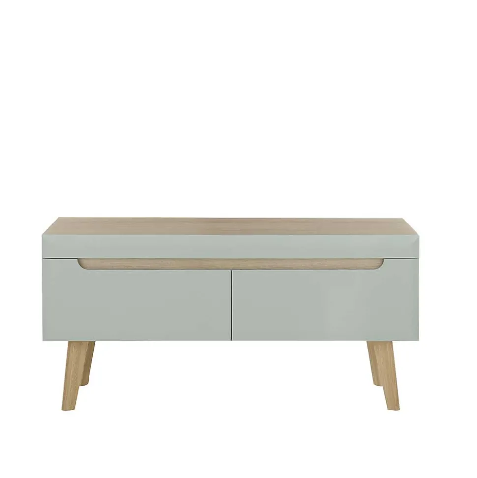 Wohnzimmer Anbauwand im Skandi Design - Armina (vierteilig)