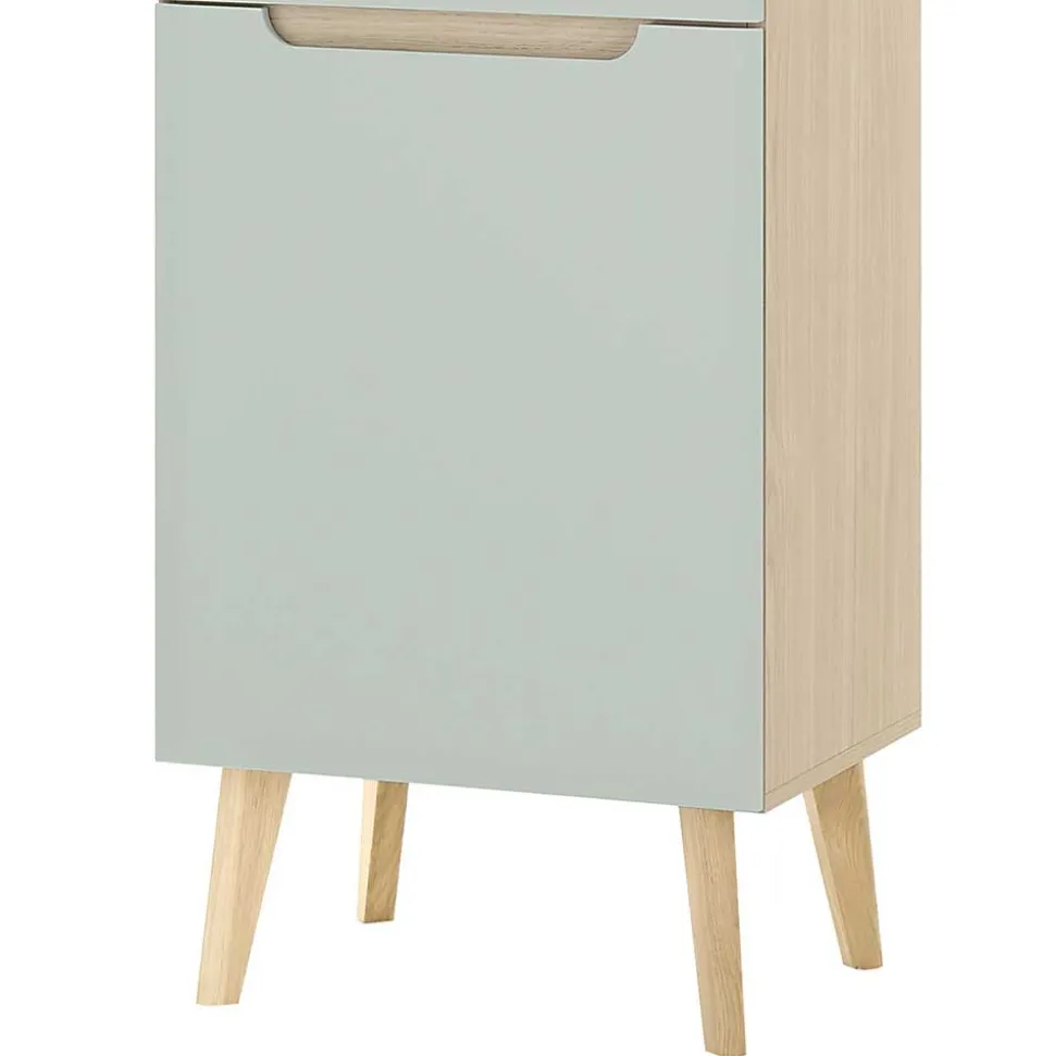 Wohnzimmer Anbauwand im Skandi Design - Armina (vierteilig)