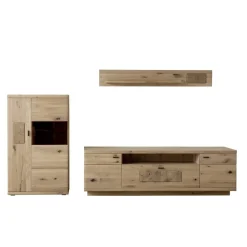 Wohnzimmer Anbauwand in Asteiche Hell - Losiamos (dreiteilig)