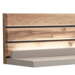 Wohnzimmer Anbauwand in Grau - Teorina (dreiteilig)