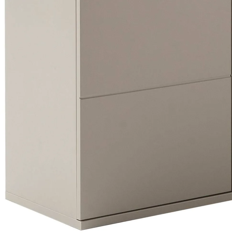 Wohnzimmer Anbauwand in Grau - Teorina (dreiteilig)