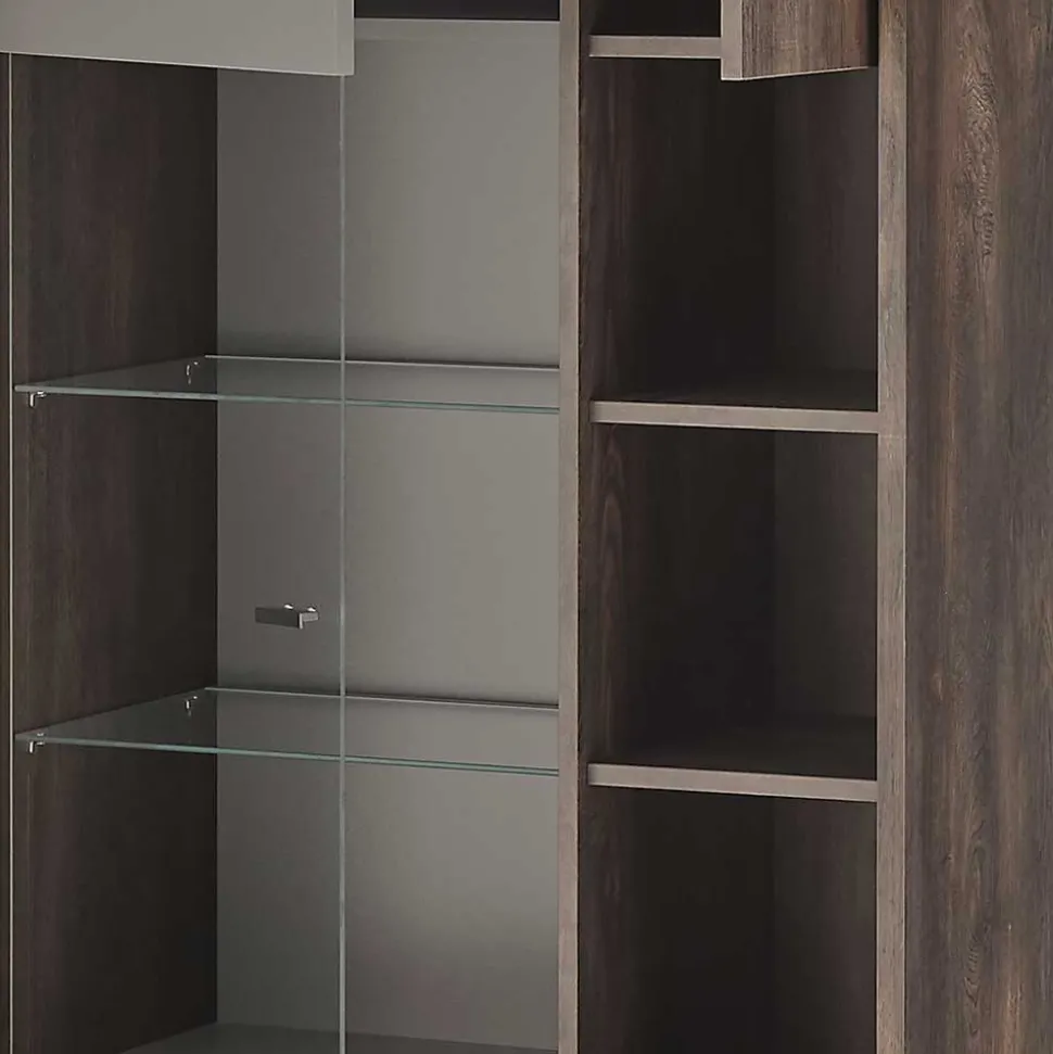 Wohnzimmer Anbauwand Möbel-Kombi - Mundo (dreiteilig)