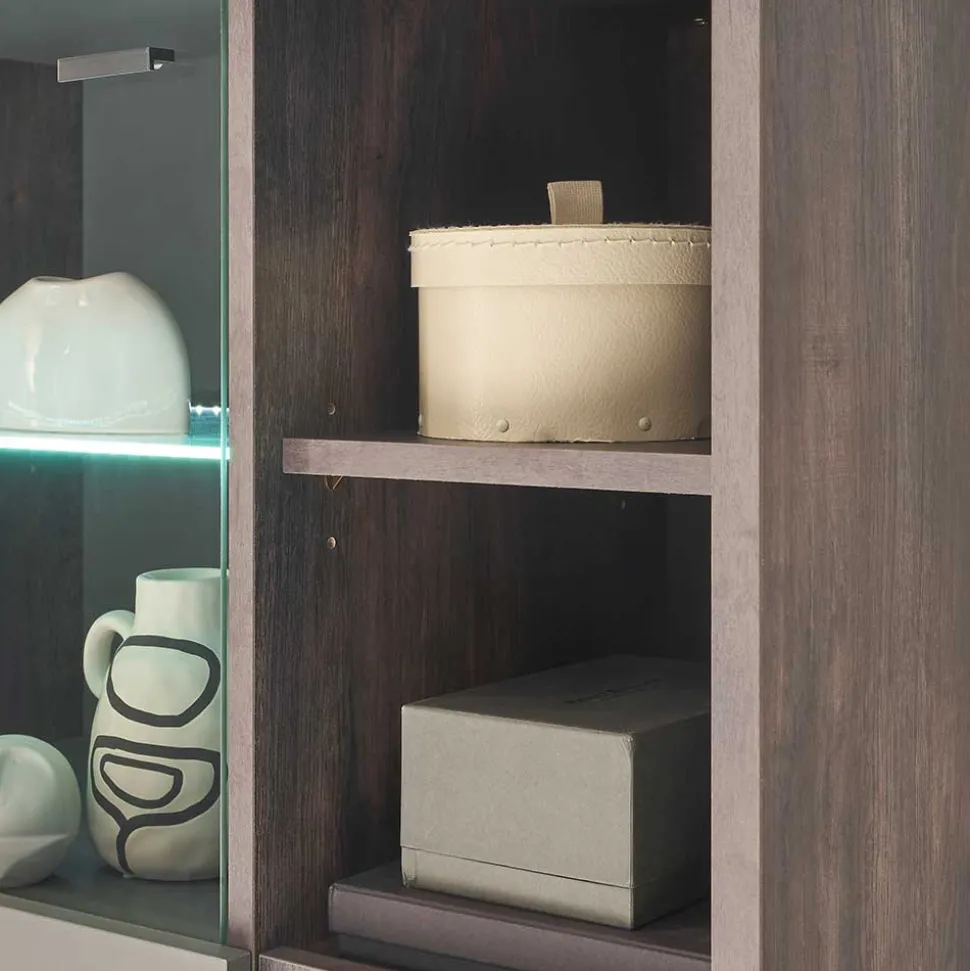 Wohnzimmer Anbauwand Möbel-Kombi - Mundo (dreiteilig)