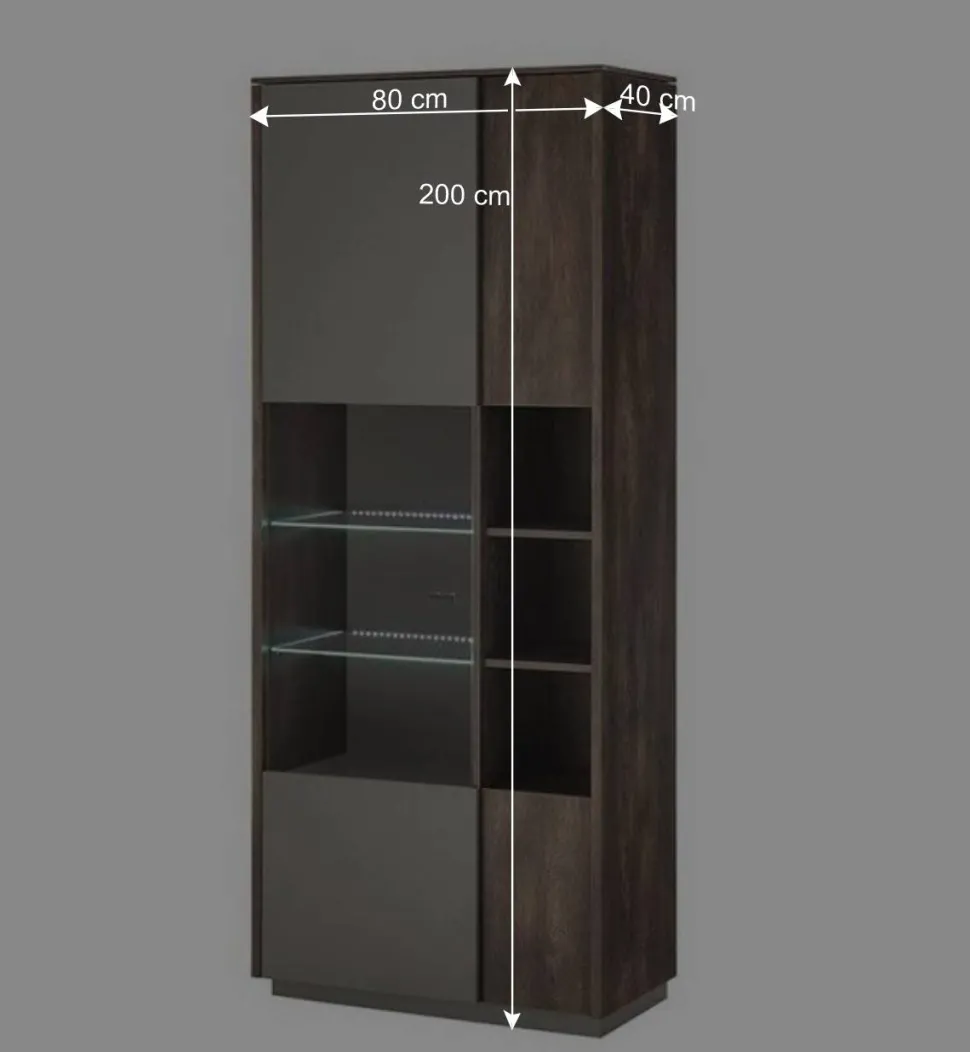 Wohnzimmer Anbauwand Möbel-Kombi - Mundo (dreiteilig)