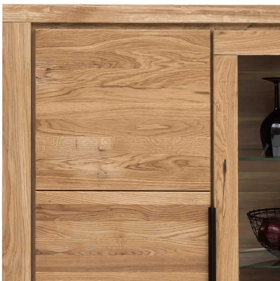 Wohnzimmer Anbauwand teilmassiv - Nelenia (vierteilig)