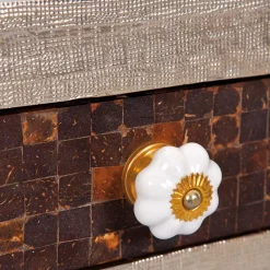 Wohnzimmer Couchtisch Rembia in Silber