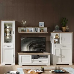 Wohnzimmer Country Möbel Set - Sinolita (vierteilig)