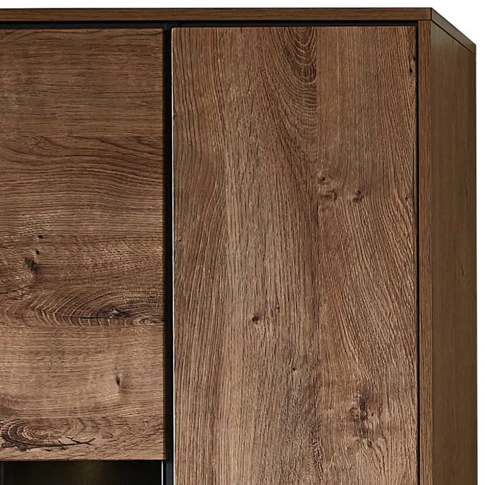 Wohnzimmer Design Wohnwand Möbelset - Xindus (vierteilig)