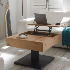 Wohnzimmer Funktionstisch mit hochklappbarer Tischplatte - Bonney