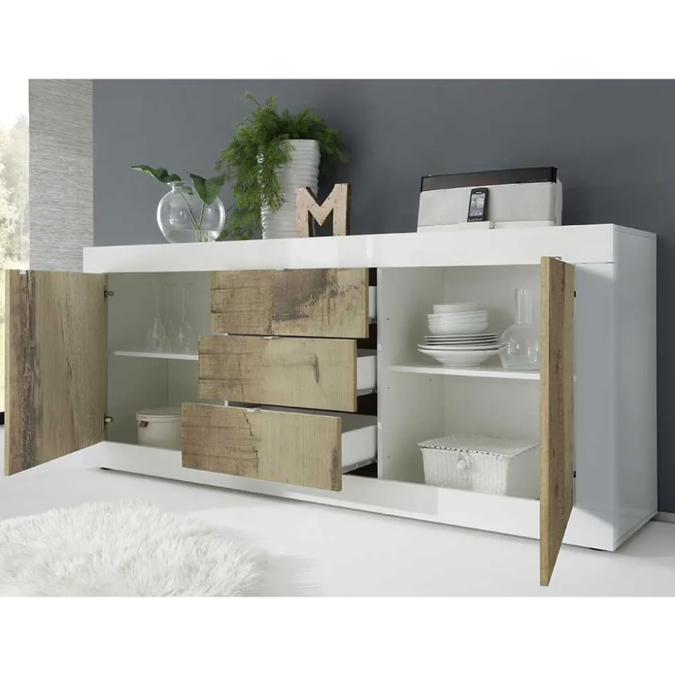 Wohnzimmer Highboard & Sideboard - Olvenion (zweiteilig)