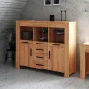 Wohnzimmer Highboard Mosniak aus Kernbuche Massivholz
