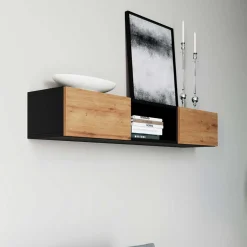 Wohnzimmer Hängeschrank mit zwei Türen & Fach - Cavan