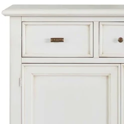 Wohnzimmer Kommode in Antikweiß - Annot