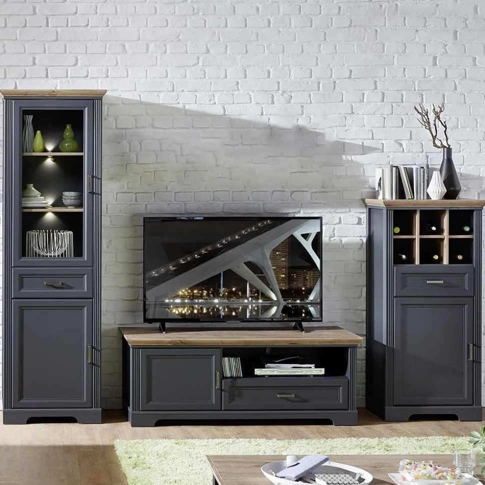 Wohnzimmer Landhaus Möbel Kombi - Thumbs (dreiteilig)