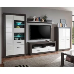 Wohnzimmer Möbel Kombi zweifarbig - Istensa (vierteilig)