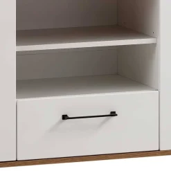 Wohnzimmer Möbel Set in Weiß - Cabinda (vierteilig)