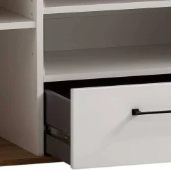 Wohnzimmer Möbel Set in Weiß - Cabinda (vierteilig)