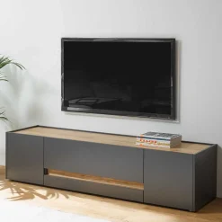 Wohnzimmer Möbel Wohnwand günstig - Ahilav (vierteilig)