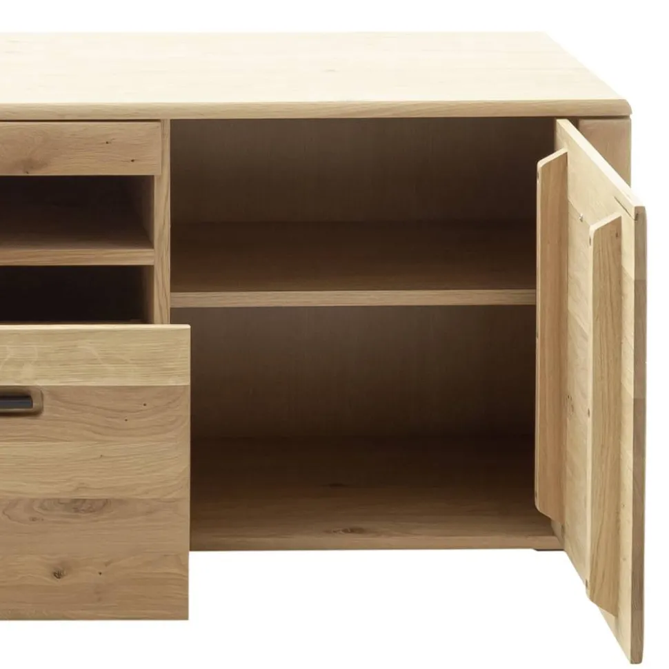 Wohnzimmer Möbelset in Asteiche Hell - Jevedaz (dreiteilig)