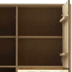 Wohnzimmer Möbelset in Asteiche Hell - Jevedaz (dreiteilig)