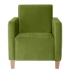 Wohnzimmer Polstersessel in Oliv Grün - Younger