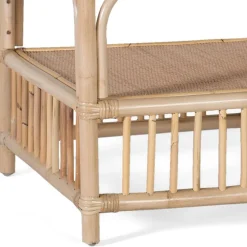 Wohnzimmer Rattantisch in Natur - Robin