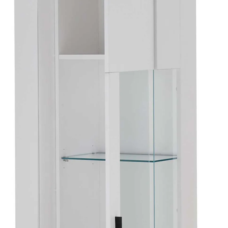 Wohnzimmer Schrank & Regal Set in Weiß - Tirol (vierteilig)