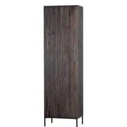 Wohnzimmer Schrank in Esche Dunkel & Schwarz - Eyes