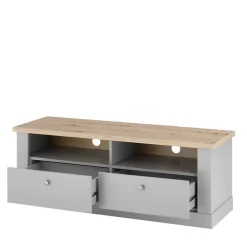 Wohnzimmer Schränke & Regal in Lichtgrau - Buleta (vierteilig)